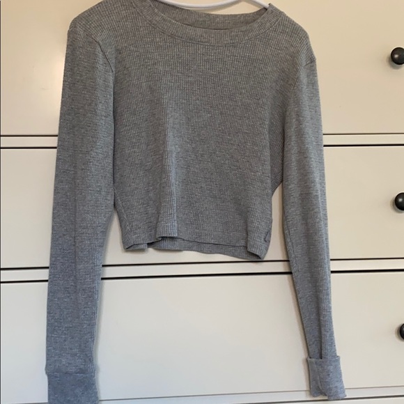 Gray waffle TNA long sleeve - Picture 1 of 3